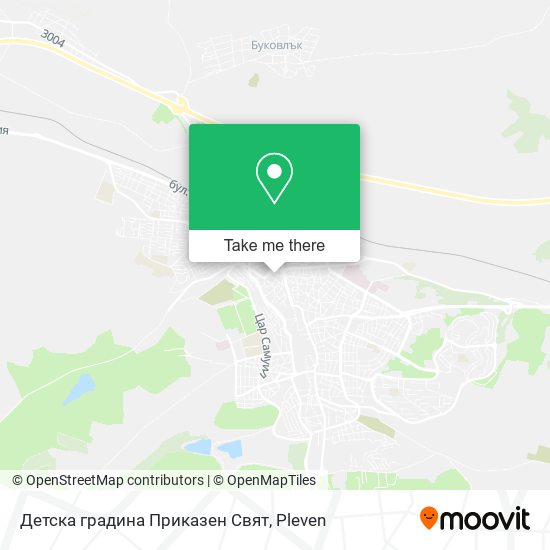 Детска градина Приказен Свят map