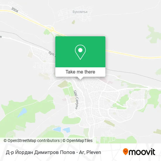 Карта Д-р Йордан Димитров Попов - Аг