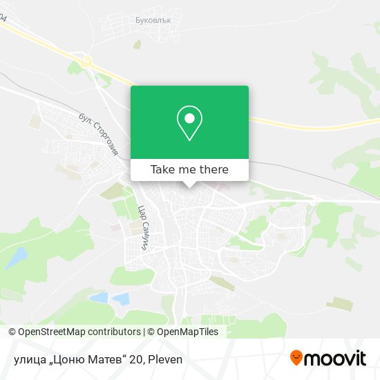 улица „Цоню Матев“ 20 map