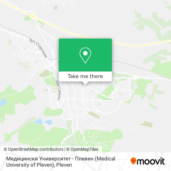 Медицински Университет - Плевен (Medical University of Pleven) map