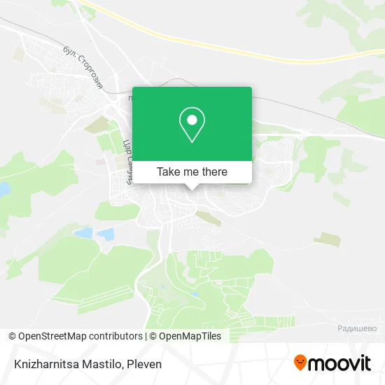 Карта Knizharnitsa Mastilo