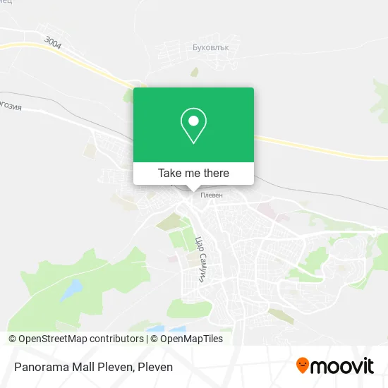 Карта Panorama Mall Pleven