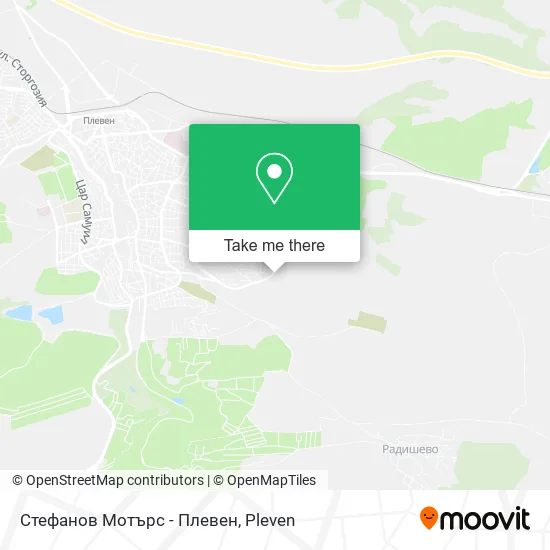 Стефанов Мотърс - Плевен map