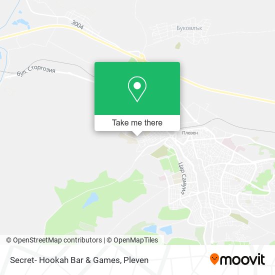 Secret- Hookah Bar & Games map