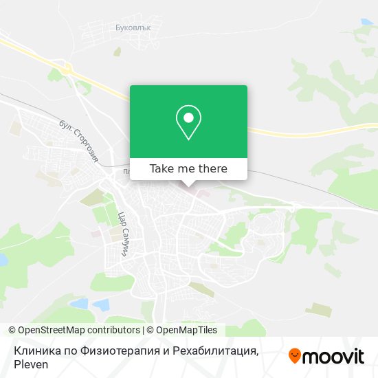 Клиника по Физиотерапия и Рехабилитация map