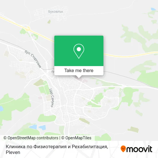 Карта Клиника по Физиотерапия и Рехабилитация