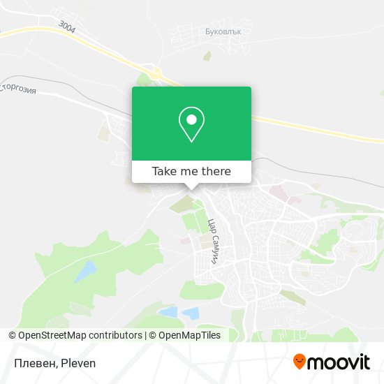 Плевен map