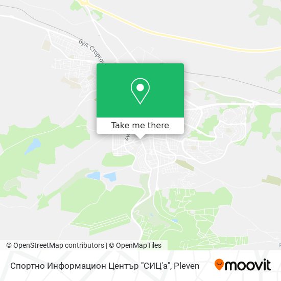 Спортно Информацион Център "СИЦ'а" map