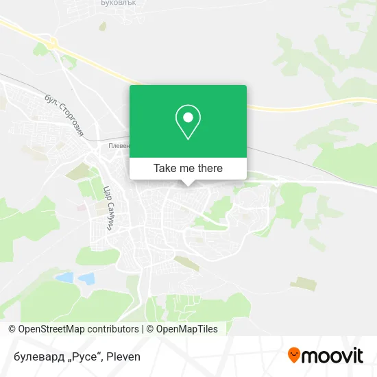 Карта булевард „Русе“