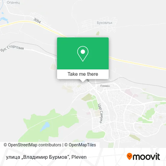 Карта улица „Владимир Бурмов“