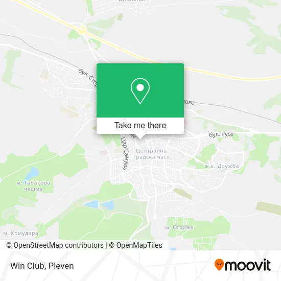 Win Club map