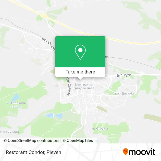 Restorant Condor map