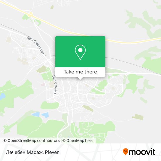 Лечебен Масаж map