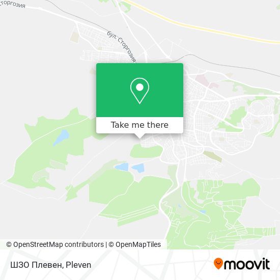 ШЗО Плевен map