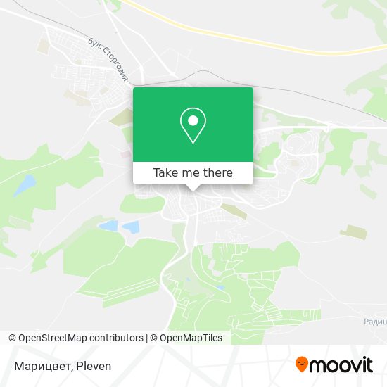 Марицвет map