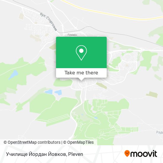 Училище Йордан Йовков map