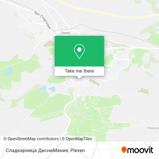 Карта Сладкарница ДисниМания