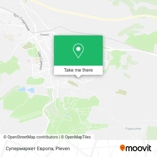 Карта Супермаркет Европа