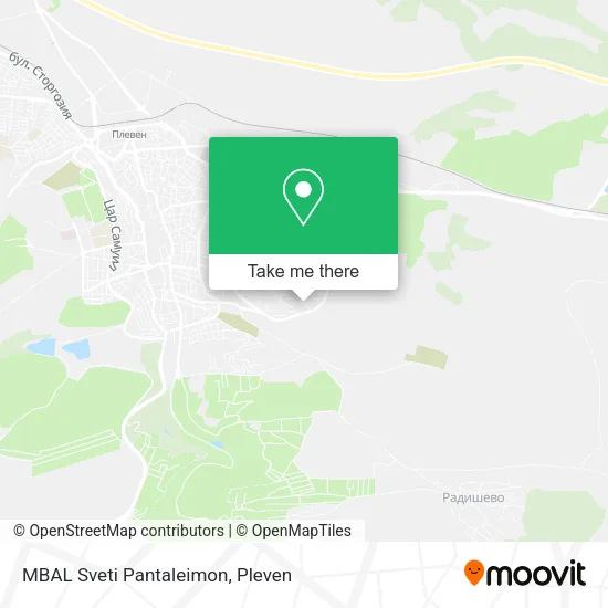 Карта MBAL Sveti Pantaleimon