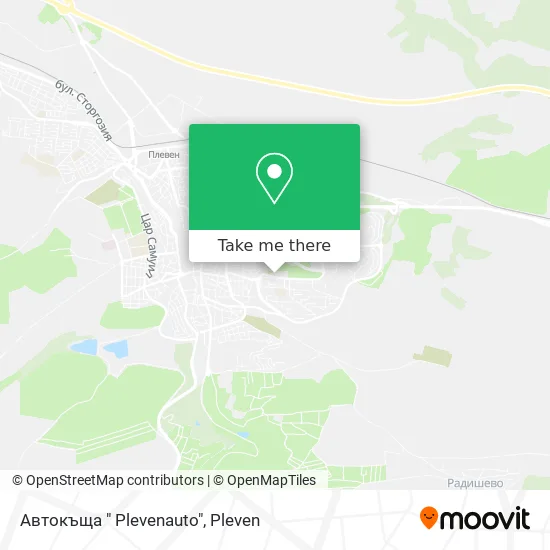 Карта Автокъща " Plevenauto"
