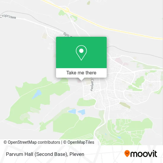 Parvum Hall (Second Base) map