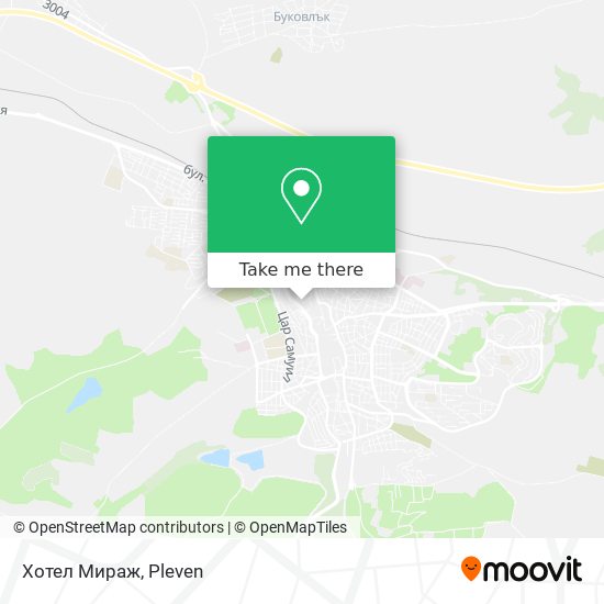 Хотел Мираж map