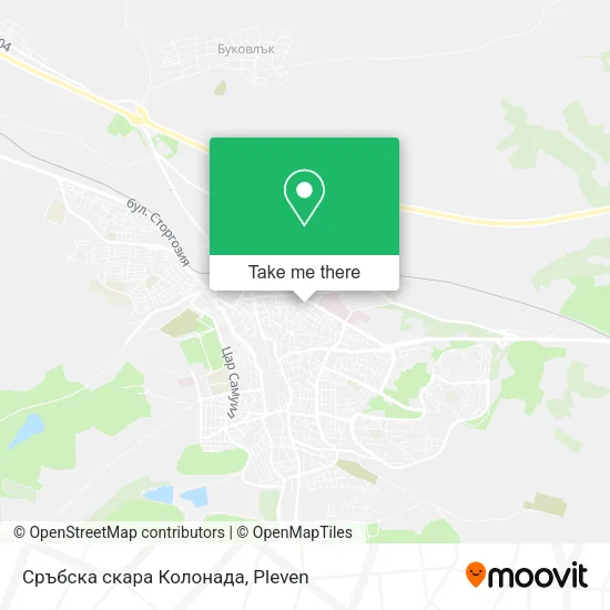 Карта Сръбска скара Колонада