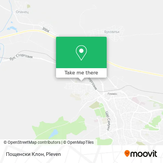 Карта Пощенски Клон