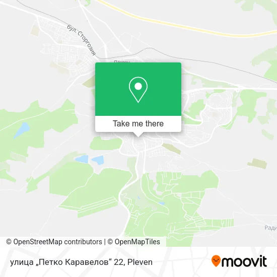 Карта улица „Петко Каравелов“ 22