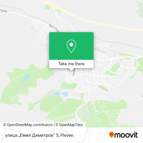 Карта улица „Емил Димитров“ 5