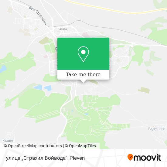улица „Страхил Войвода“ map