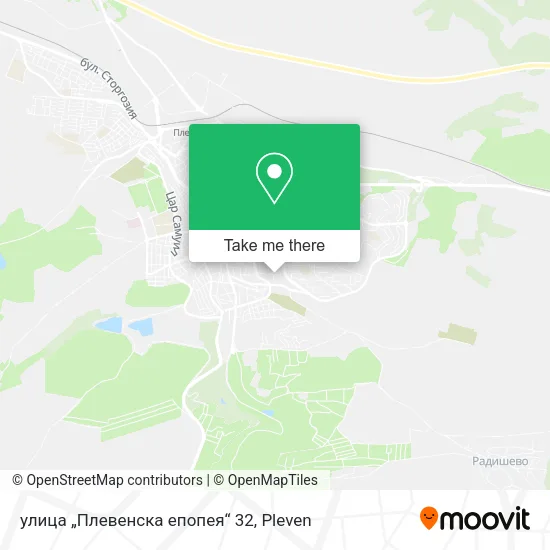 Карта улица „Плевенска епопея“ 32