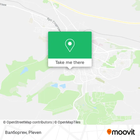 Карта Валборген