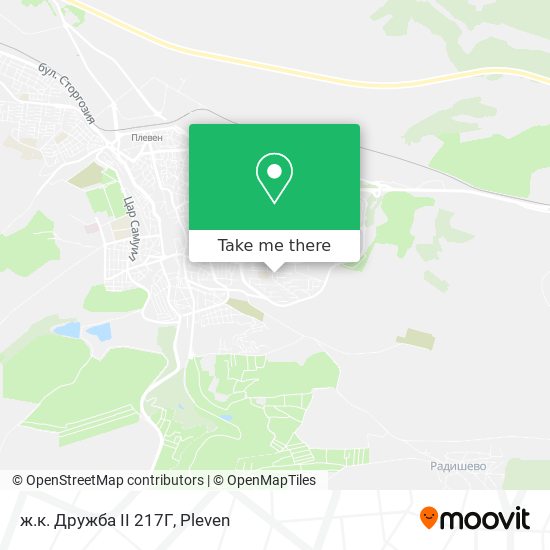 ж.к. Дружба II 217Г map