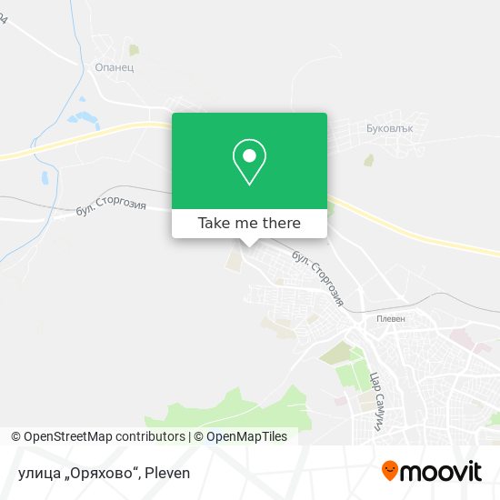 улица „Оряхово“ map