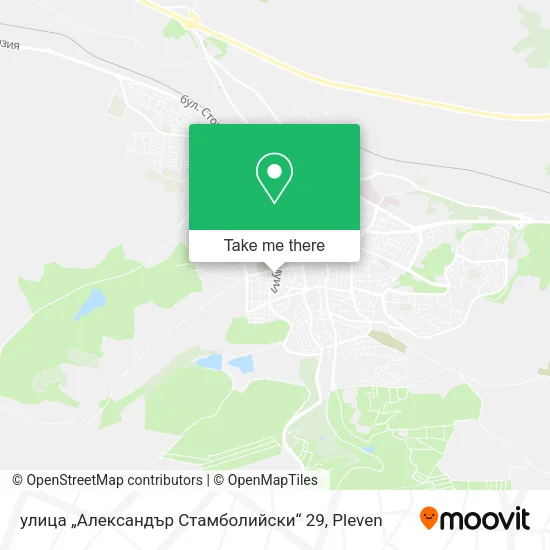 Карта улица „Александър Стамболийски“ 29