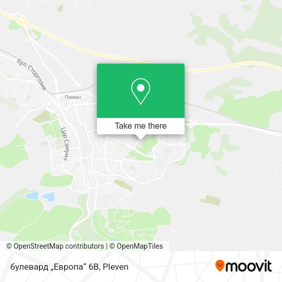 Карта булевард „Европа“ 6В