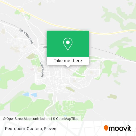 Ресторант Силвър map