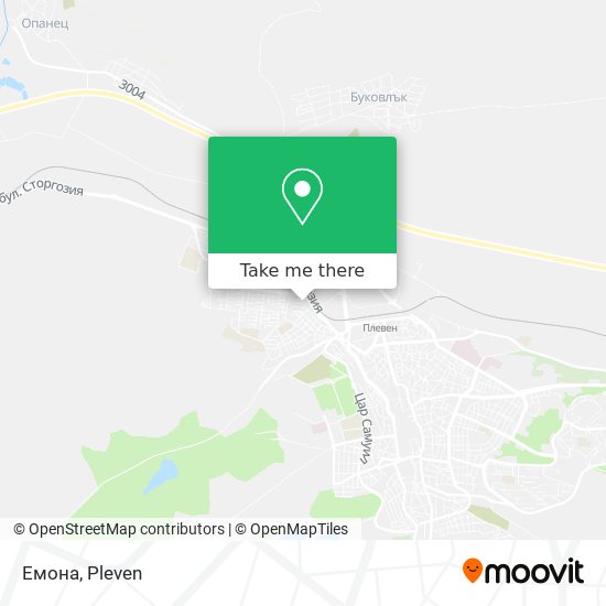 Емона map
