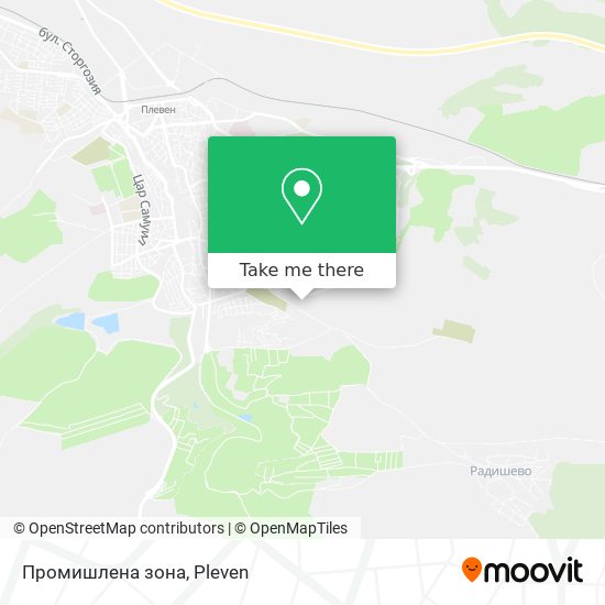 Промишлена зона map