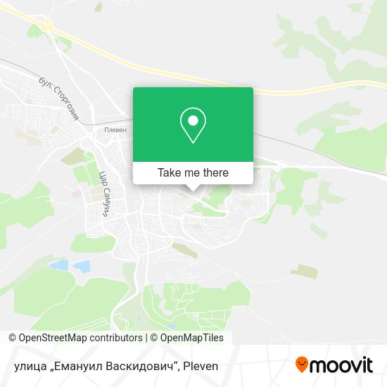 Карта улица „Емануил Васкидович“