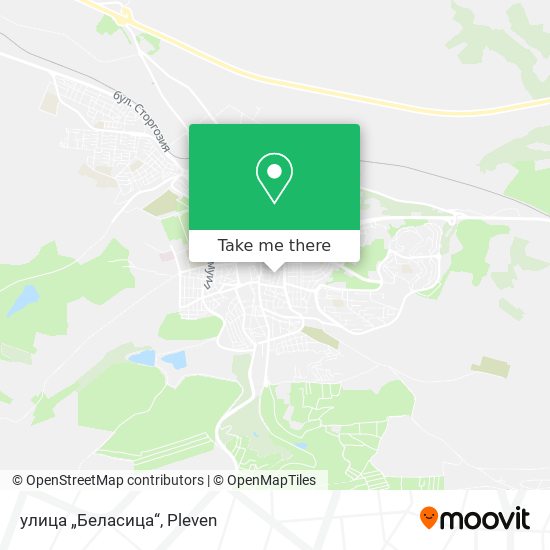 улица „Беласица“ map
