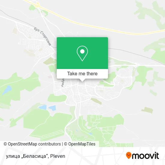 Карта улица „Беласица“