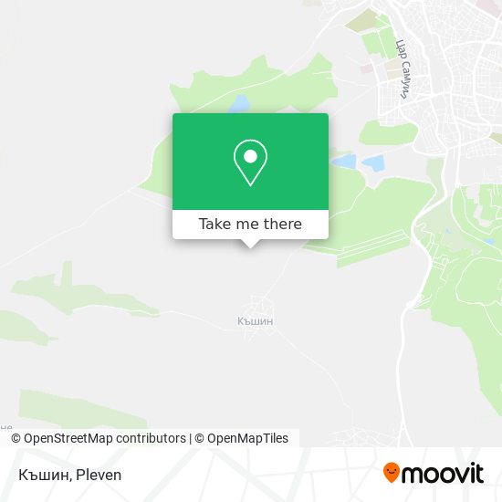Къшин map