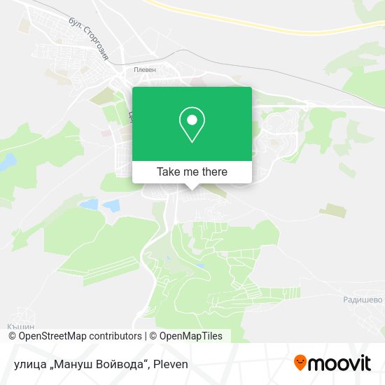 Карта улица „Мануш Войвода“