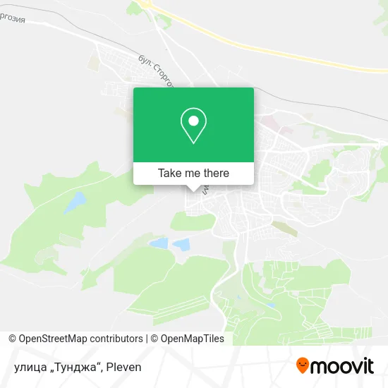 Карта улица „Тунджа“