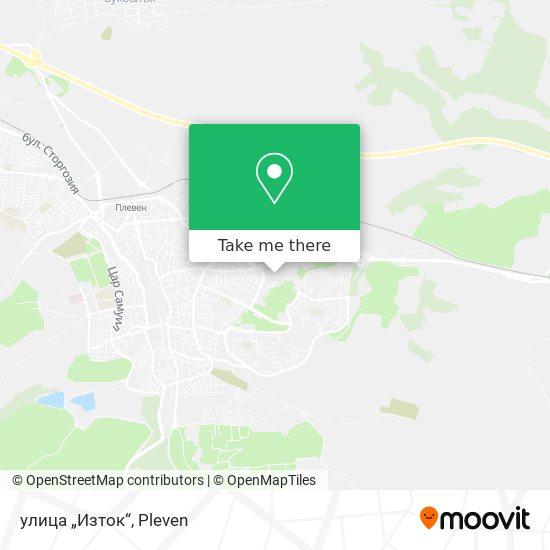 улица „Изток“ map
