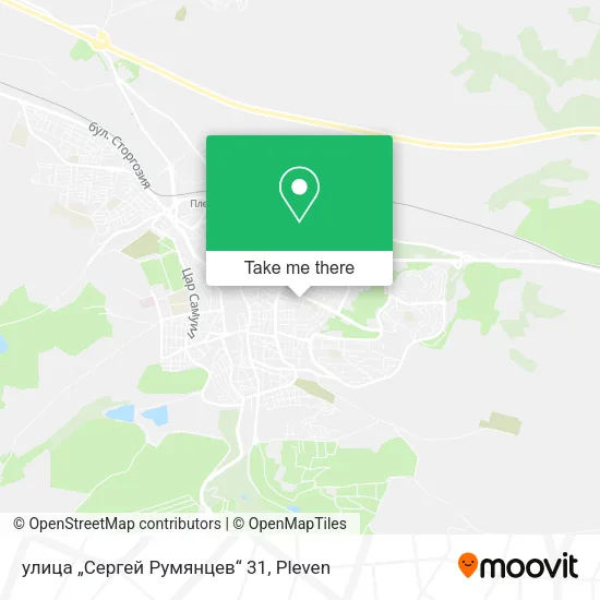 Карта улица „Сергей Румянцев“ 31