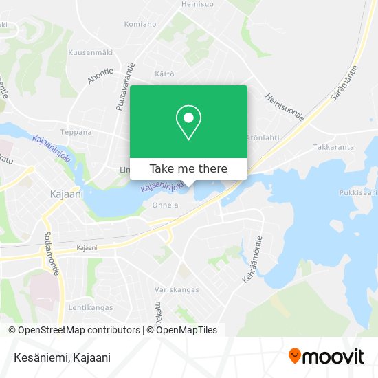 Kesäniemi map