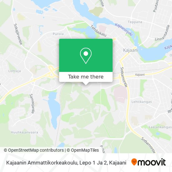 Kajaanin Ammattikorkeakoulu, Lepo 1 Ja 2 map